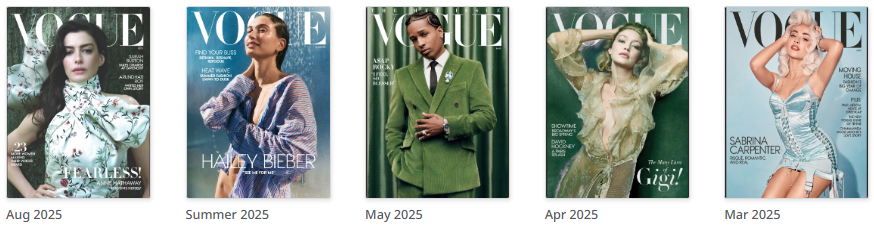screenshots for Vogue
