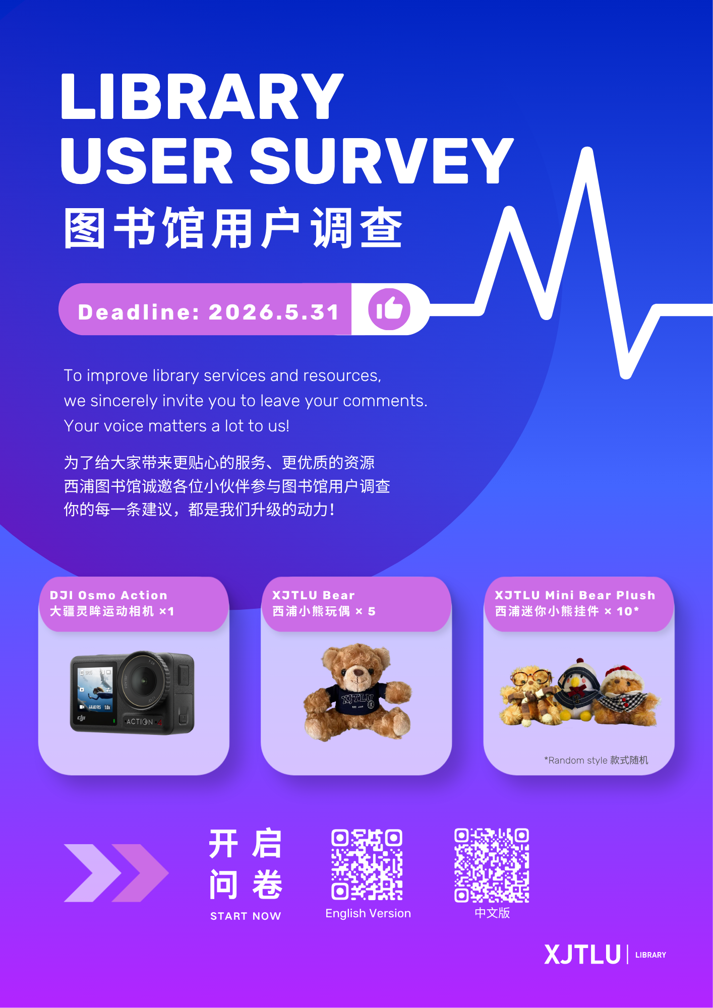Library user survey 2026