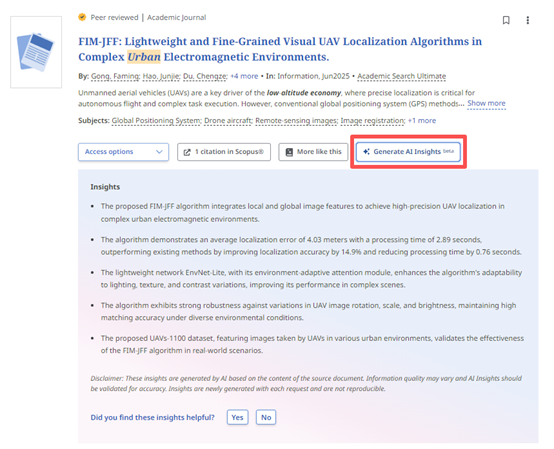 Generate AI Insights