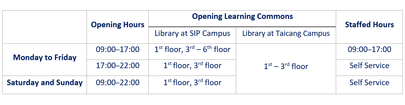 timetable